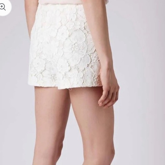 Nwt Topshop Lace Shorts - Picture 2 of 10